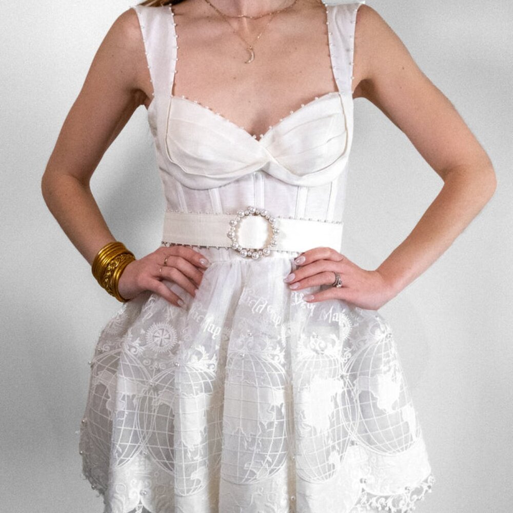 NWT Zimmermann High Tide Embroidered Mini - Size 2